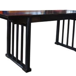 ￼

Baker Furniture Asian Black Writing Desk Console Table Computer Campaign Style

