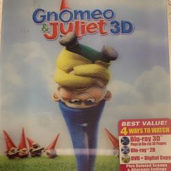Disney’s GNOMEO & JULIET 3D (3D Blu-Ray + Blu-Ray + DVD-2011)