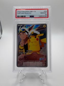 2025 Pokemon Simplified Chinese Cbb1 C-Gem Pack Vol 1 - Captain Pikachu 0709/09