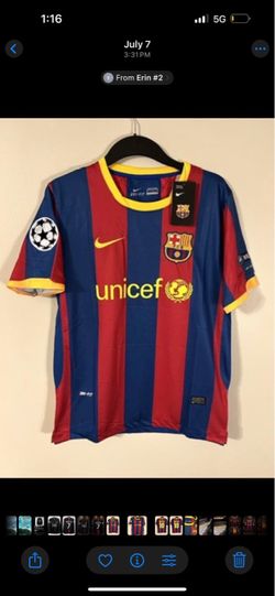 LIONEL MESSI FC Barcelona Nike Home Soccer Jersey