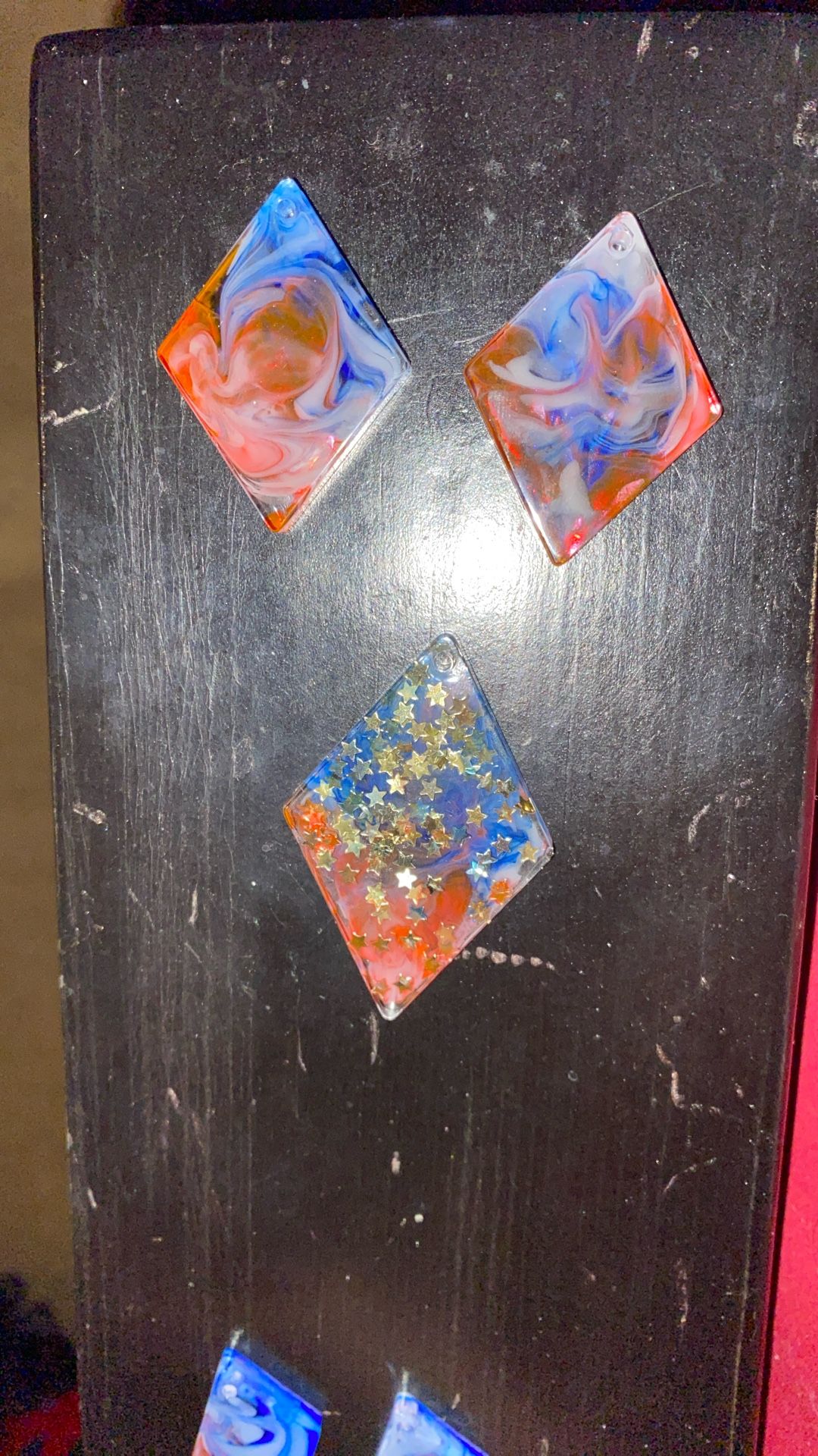 4 Of July Earrings And Necklace 