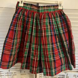 Renee DuMarr Plaid Taffida Skirt