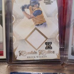 2023 Brock Wilken Leaf Trinity Mega Box - Rookie Relics #RR-12 (MEM, RC)