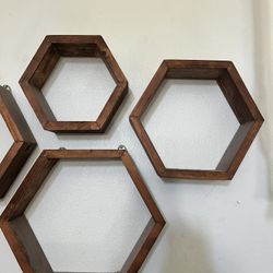 Hexagon Shelves- Handmade Unique
