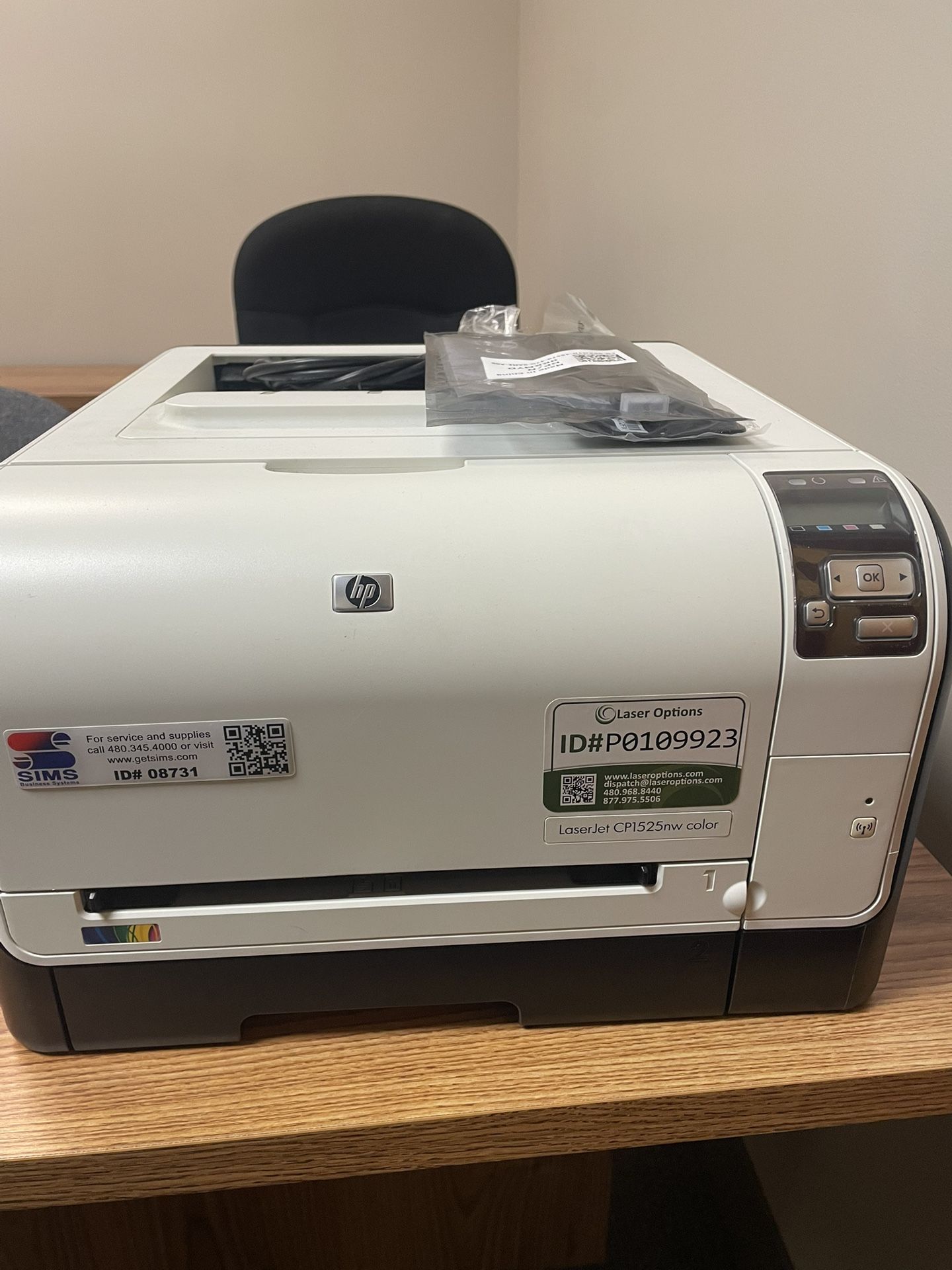 HP Color LaserJet CP1525nw Printer