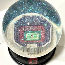 University Of Stanford Cardinals Football Stadium Snow Globe The Farm