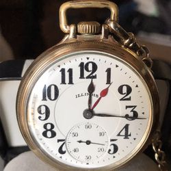 Antique 1920 “Bunn” Railroad-Grade Pocket Watch