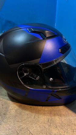 HJC Full-Face Motorcycle Helmet Black Blue