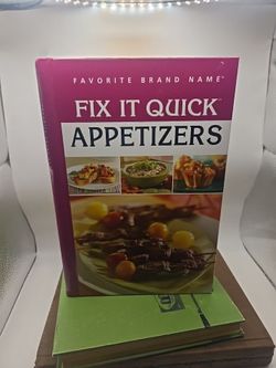 Fix It Quick Appetizers Hardcover Cookbook
