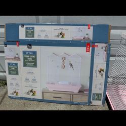 Pink Bird Cage 