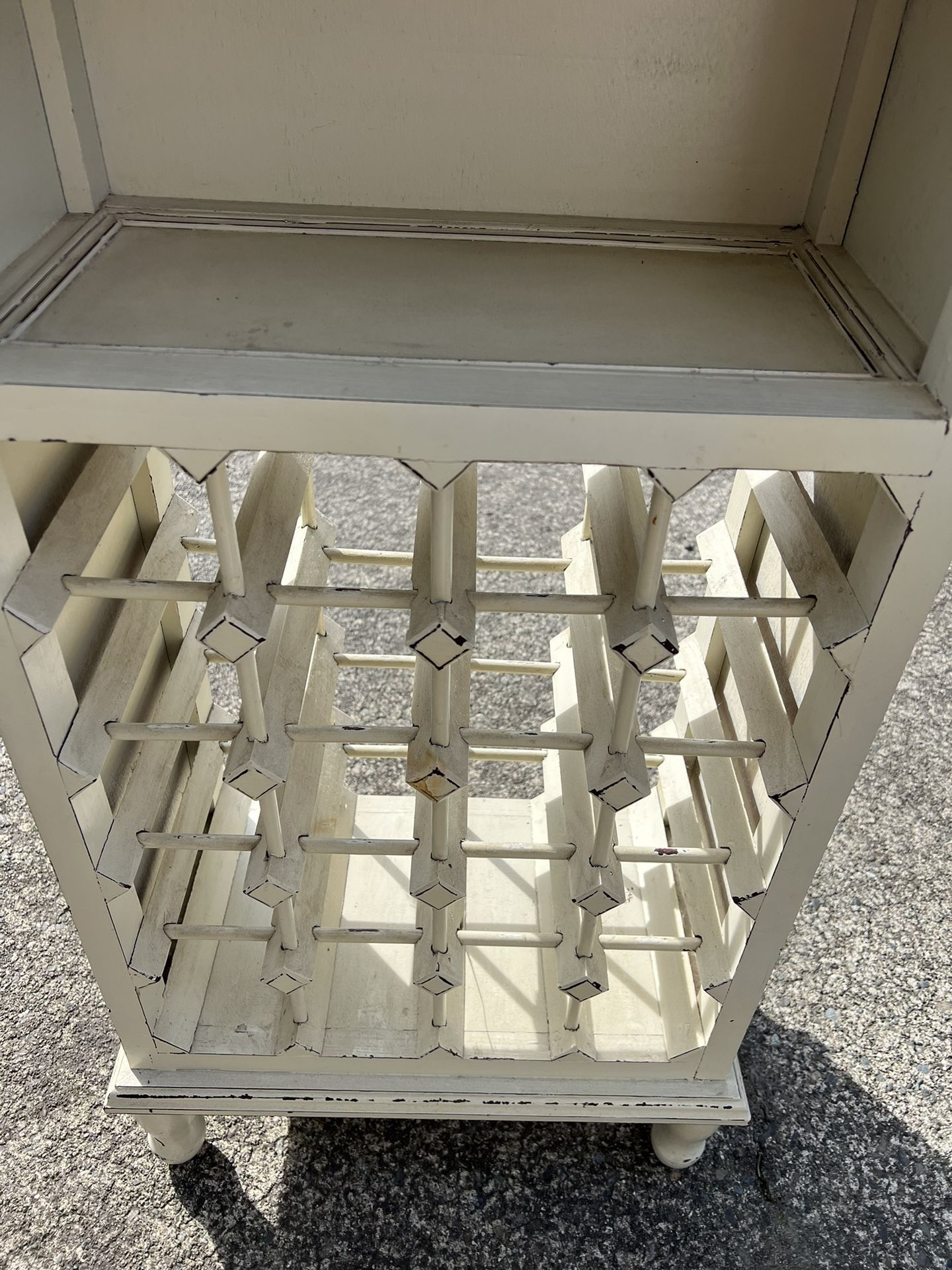 Antique White Wine Rack for Sale in Woodway, WA OfferUp