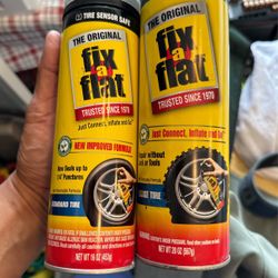 two Cans Of Fix A Flat