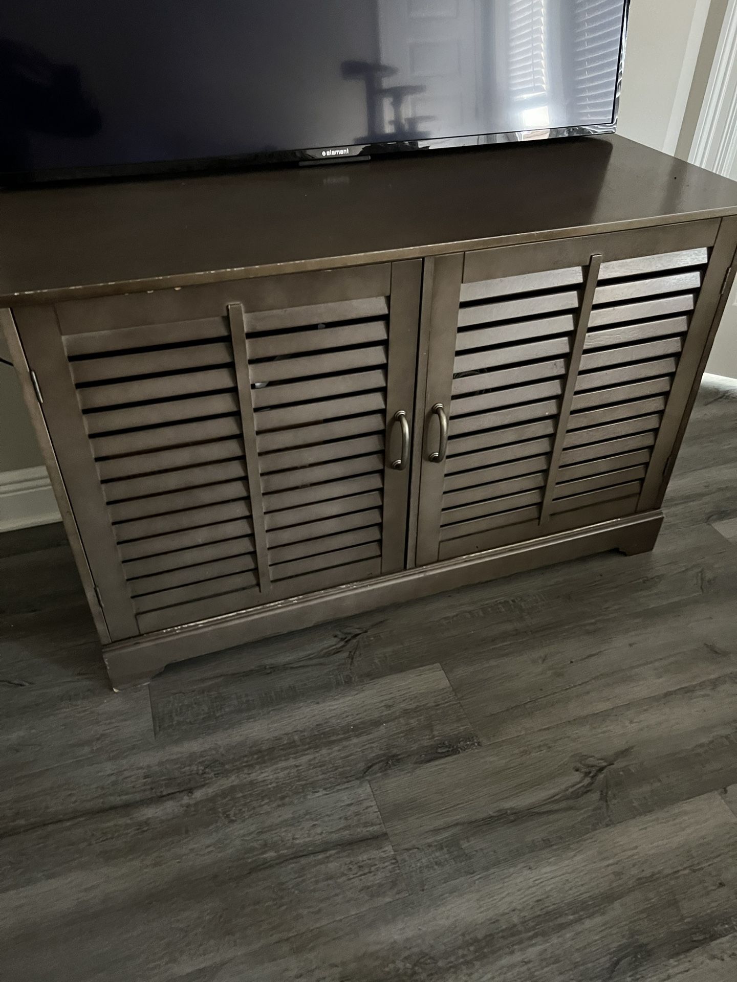 Dark Wood TV Stand / Media Cabinet with Storage