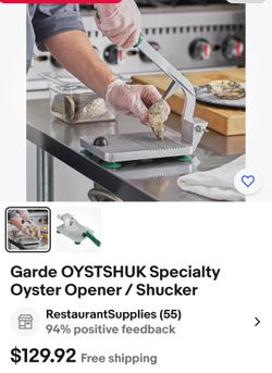 OYSTER SHUKER STAINLESS STEEL
