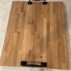 Wood Cutting Board With Handles And Legs- XL