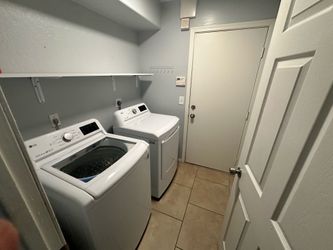Washer and dryer