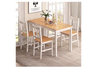 Dinner table and Chairs set open box (Like new)