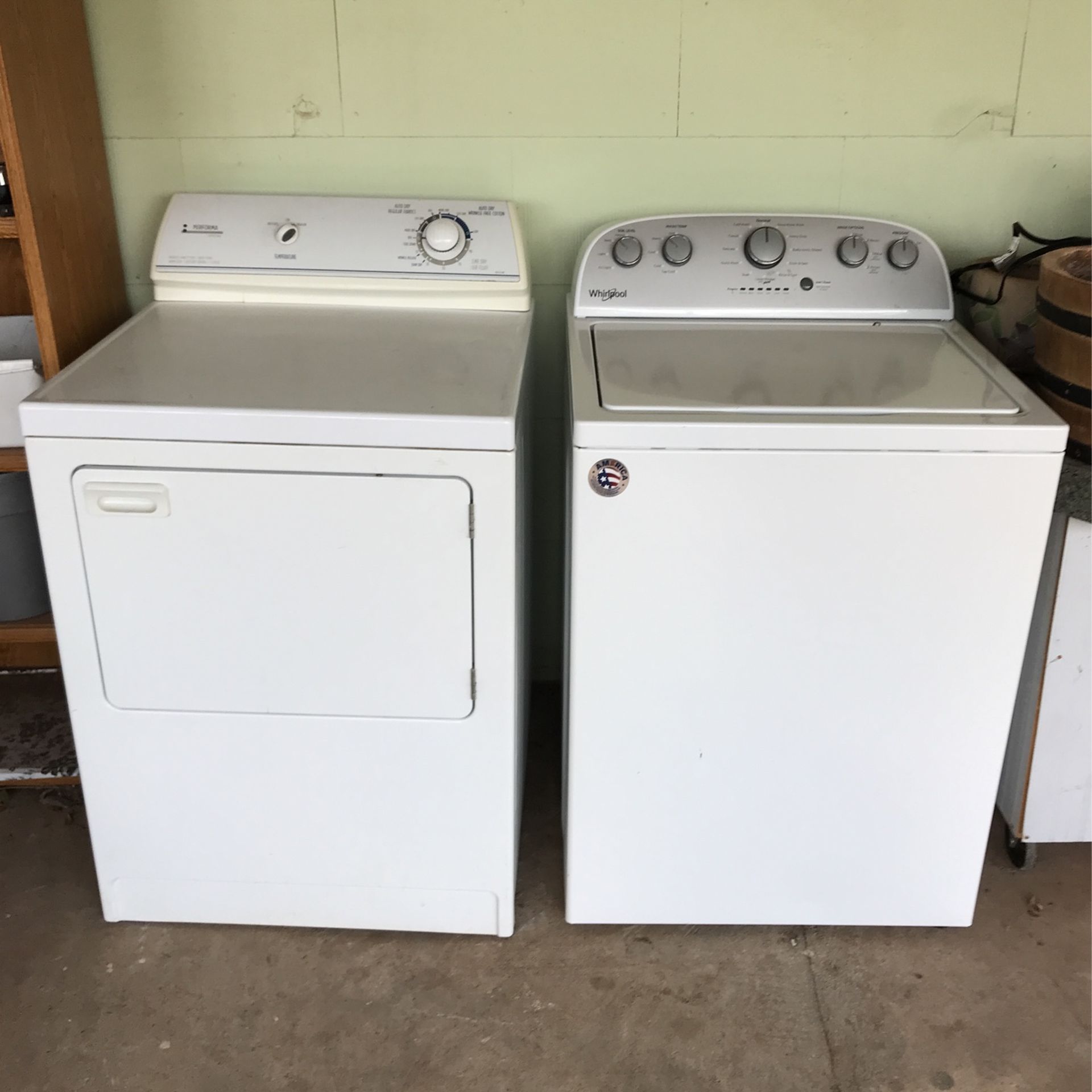 Maytag Dryer And Whirlpool Washer