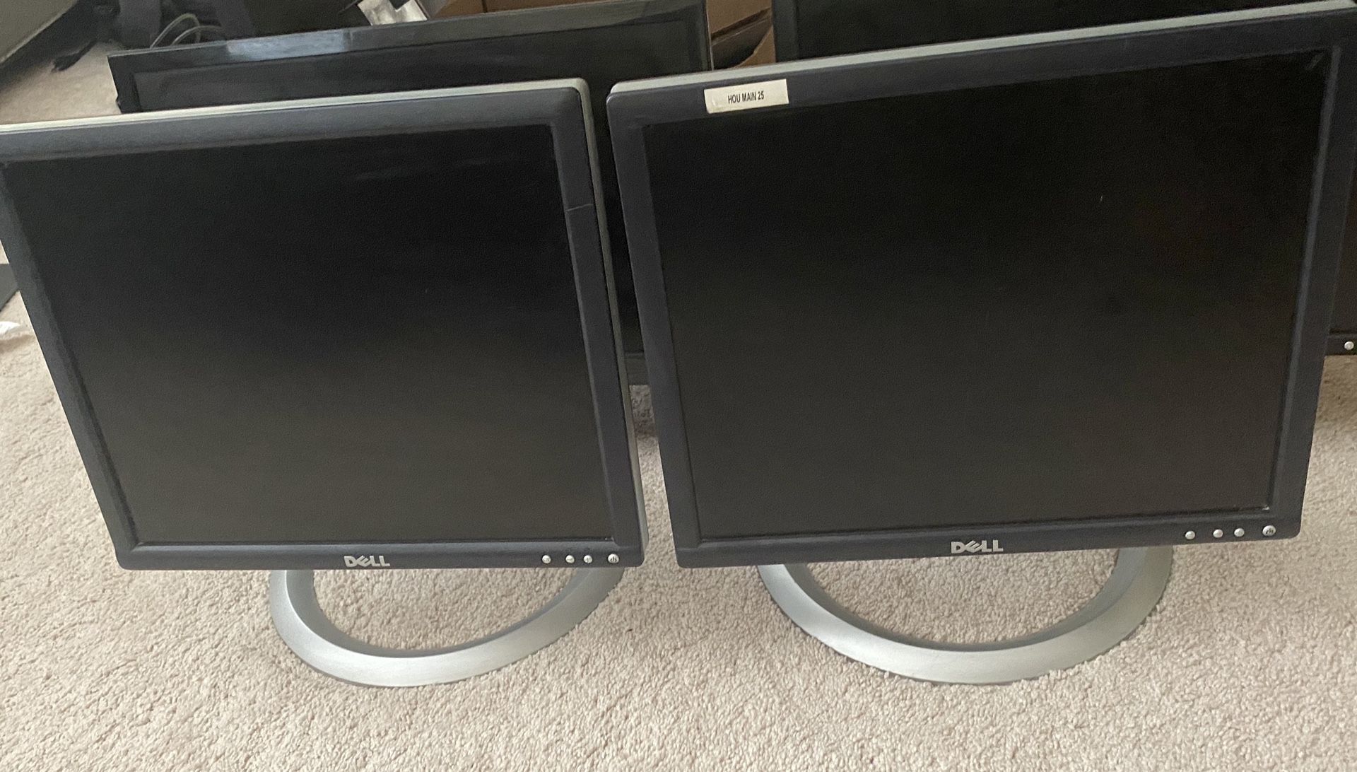 2 Dell 19” Monitors w/ Original Stand