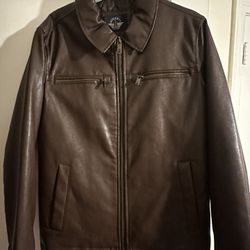 Dockers Leather Coat 