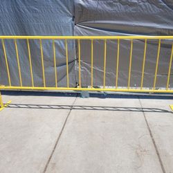 Crowd Control Barrier Yellow 