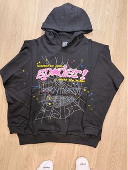 Sp5r black  hoodie
