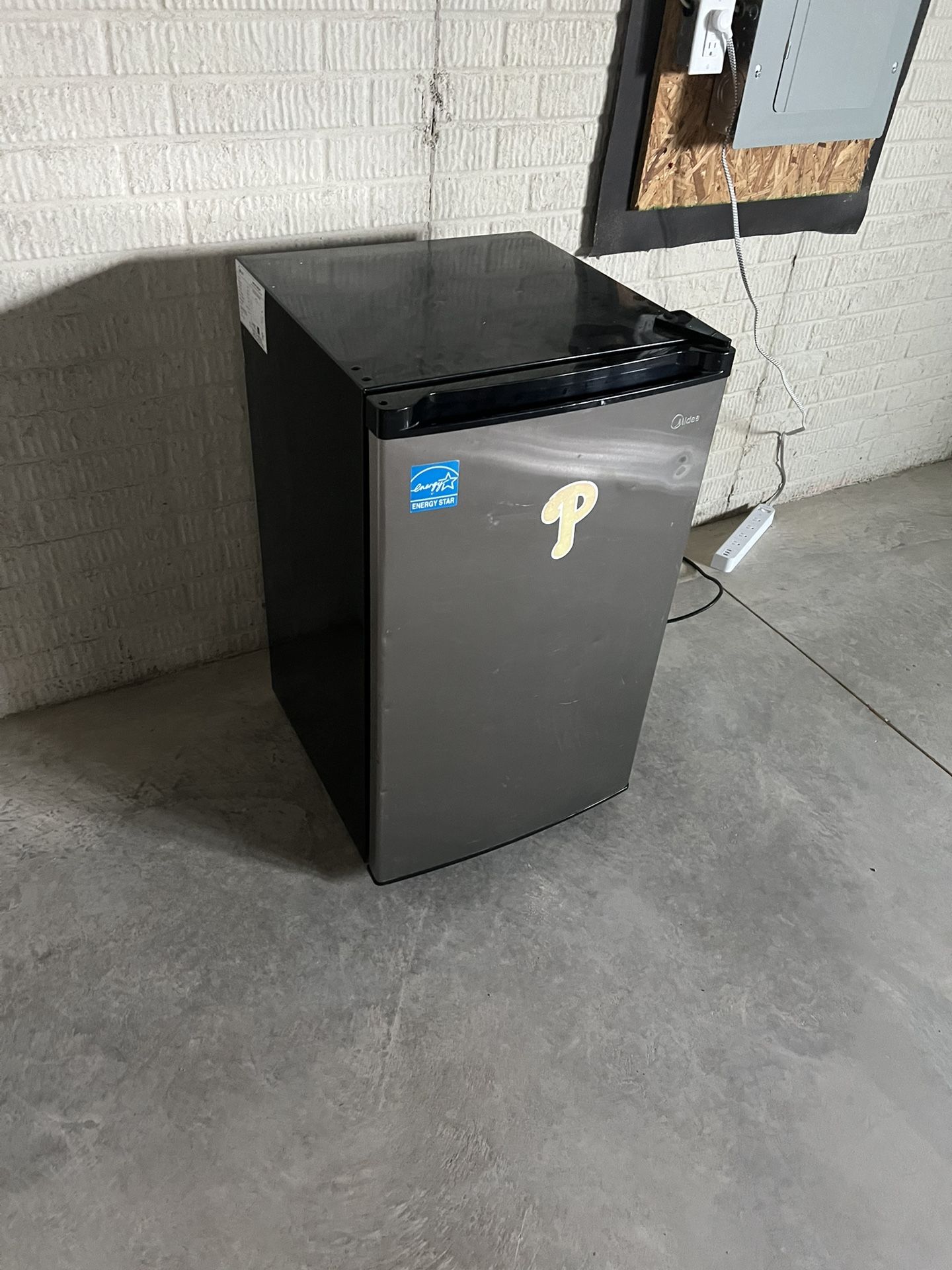 Black & Silver Mini Freezer