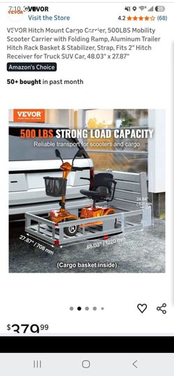 Hitch Mount Cargo Carrier