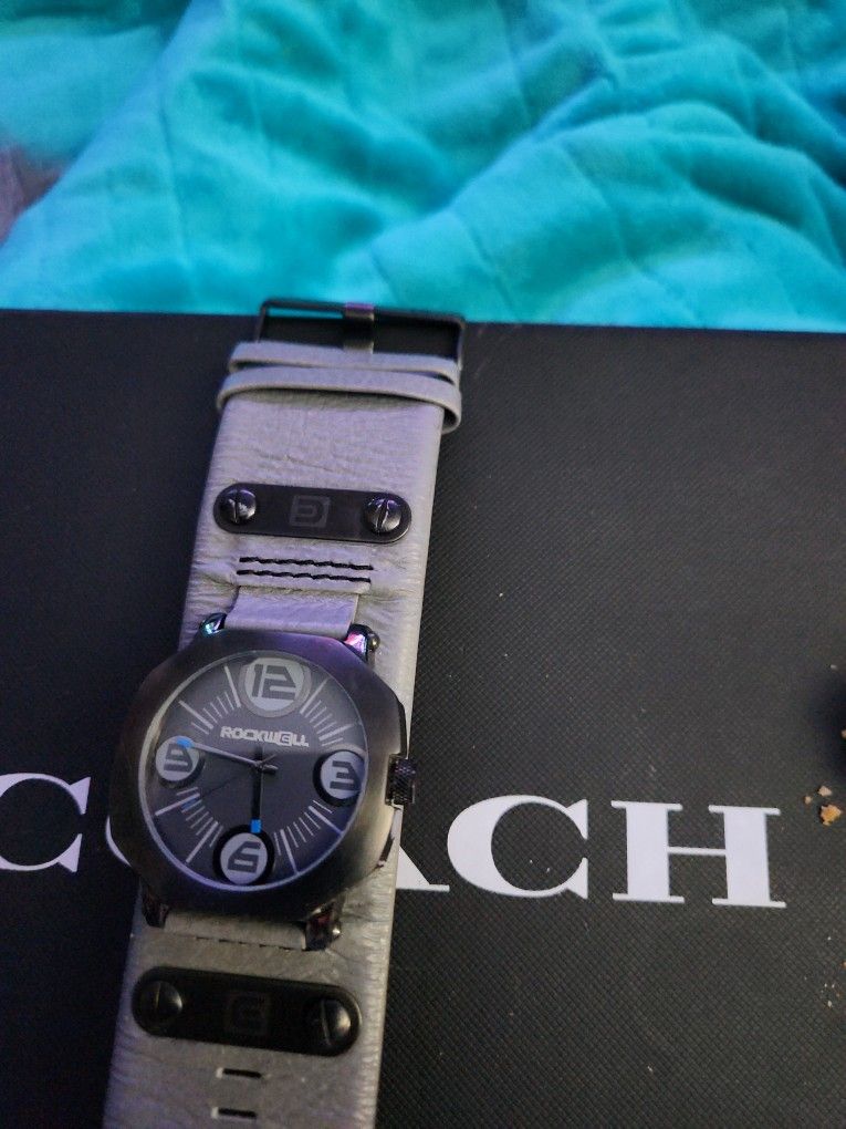 Rockwell Leather Band Watch