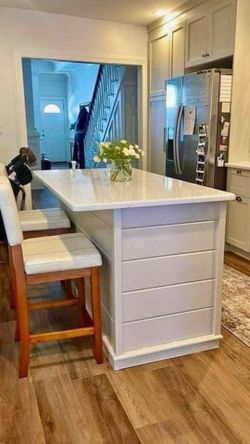 Bar Stools New in Original Packagings Beautiful Stitching Details.