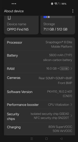 Oppo Find N5 China version