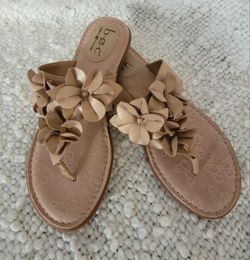 Boc Tan Floral Sandals