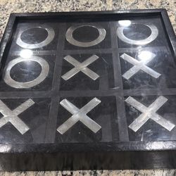 Wooden Board Tic Tac Toe