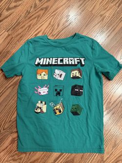 Minecraft Boys Shirt Size 8