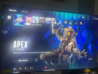 PS5 -w-85 inch TV