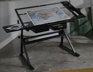 Artist drafting table-Glass top! Brand New!