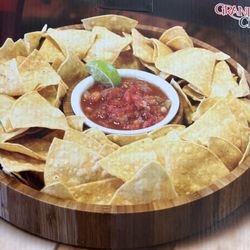 New 2 Pc Bamboo chip/Dip or Appetizer Set