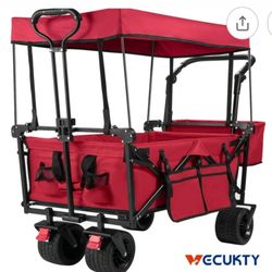 VECUKTY Foldable Wagon Cart