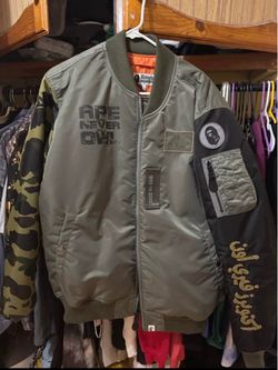 Bape x Ovo loose fit MA-1