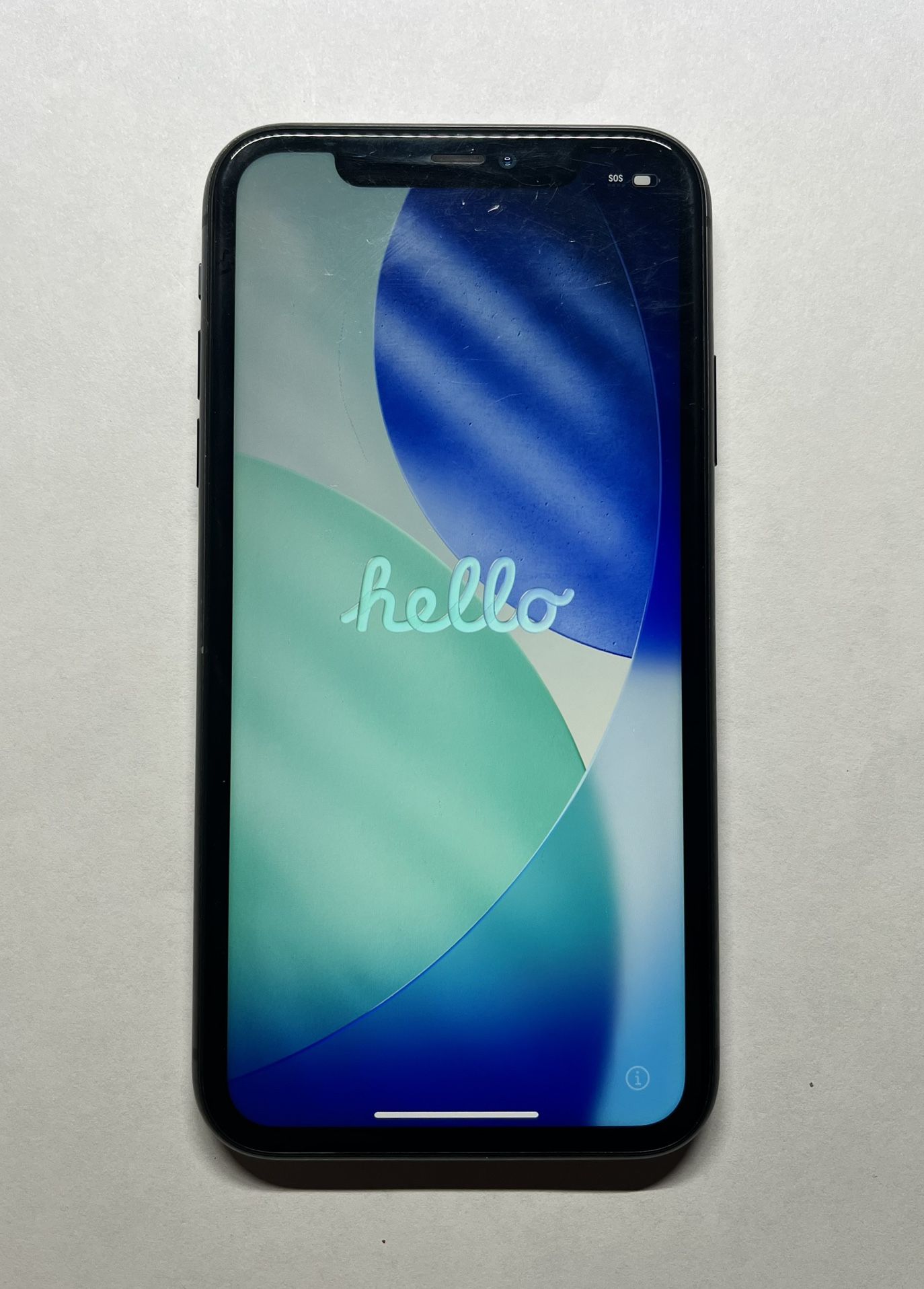 iPhone 11 Black 64GB Unlocked good condition- bad earpiece speaker