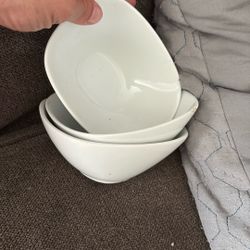 3 Small Bowls