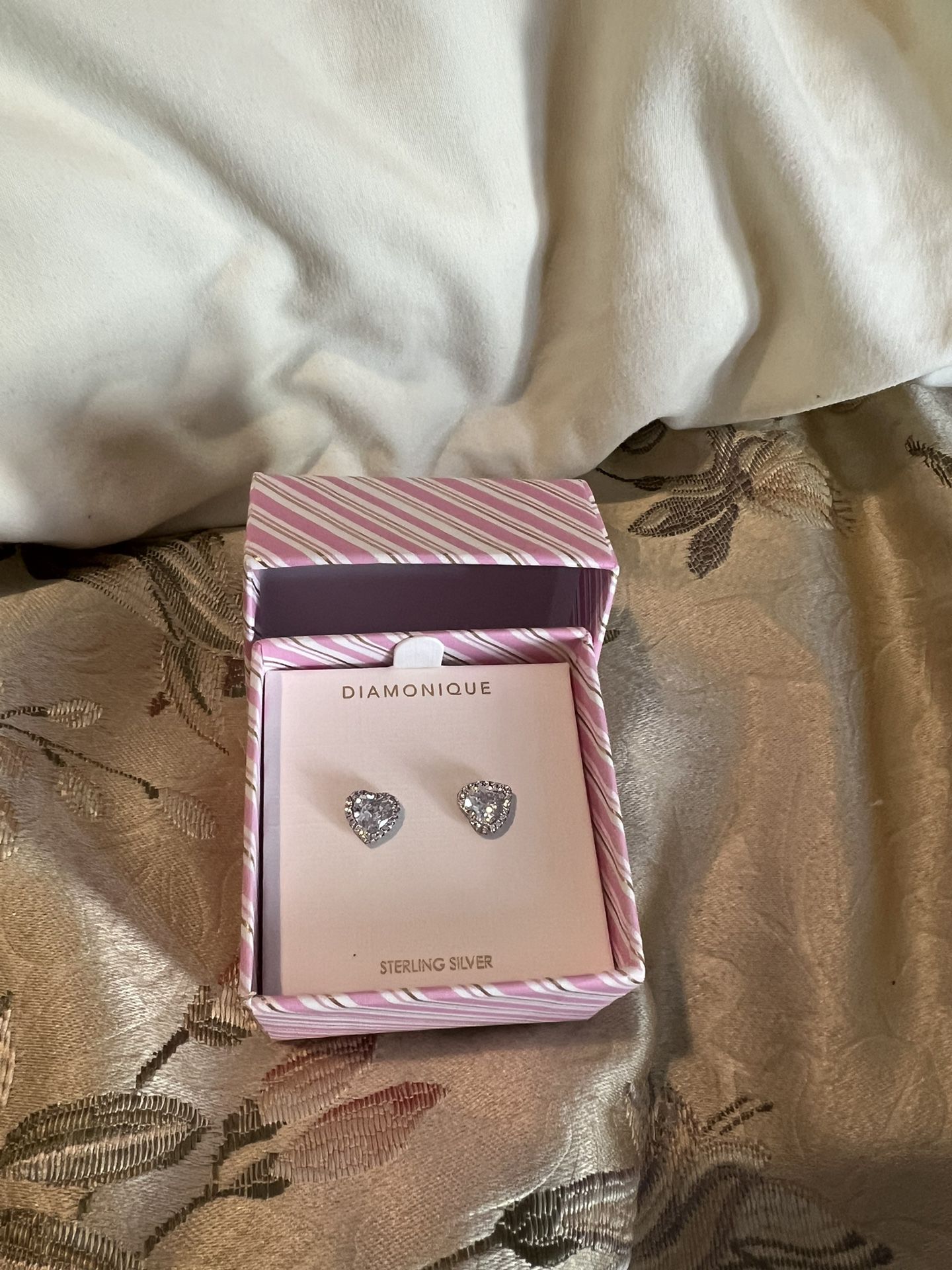 Brand New Sterling Silver Earrings In Box 
