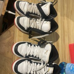 I have 2 pairs of kids puma shoes  5 1/2 kids needs a little cleaning $25  6 kids $35 great shape  