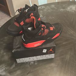 Jordan 4 Red Thunder Size 10
