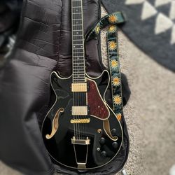 Ibanez Artcore AMH90 Full-Hollowbody Electric Guitar Black