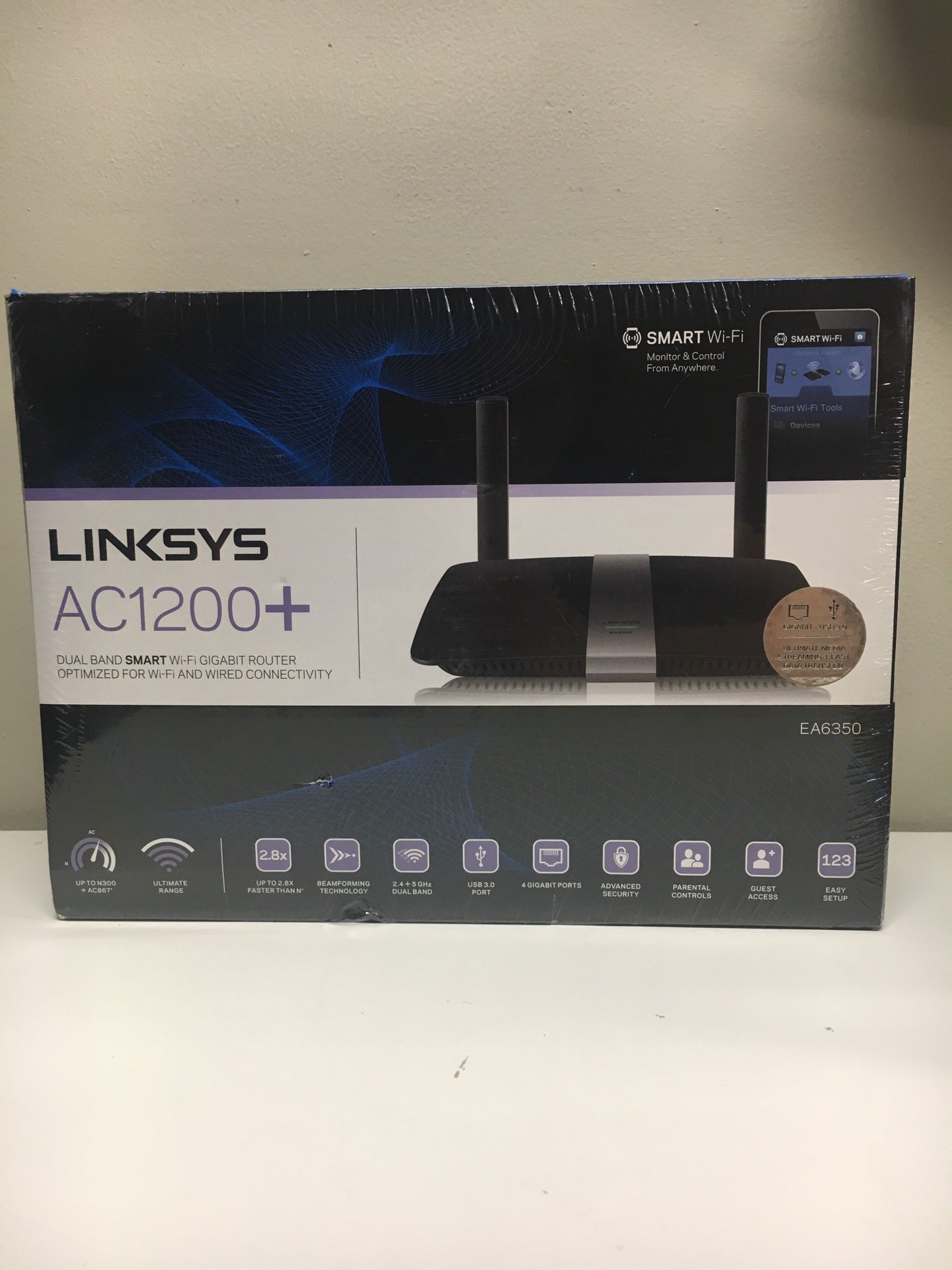 Router linksys AC1200+