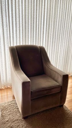 Large Brown Contemporary Chair