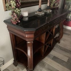 Buffet Bar With Marble Top