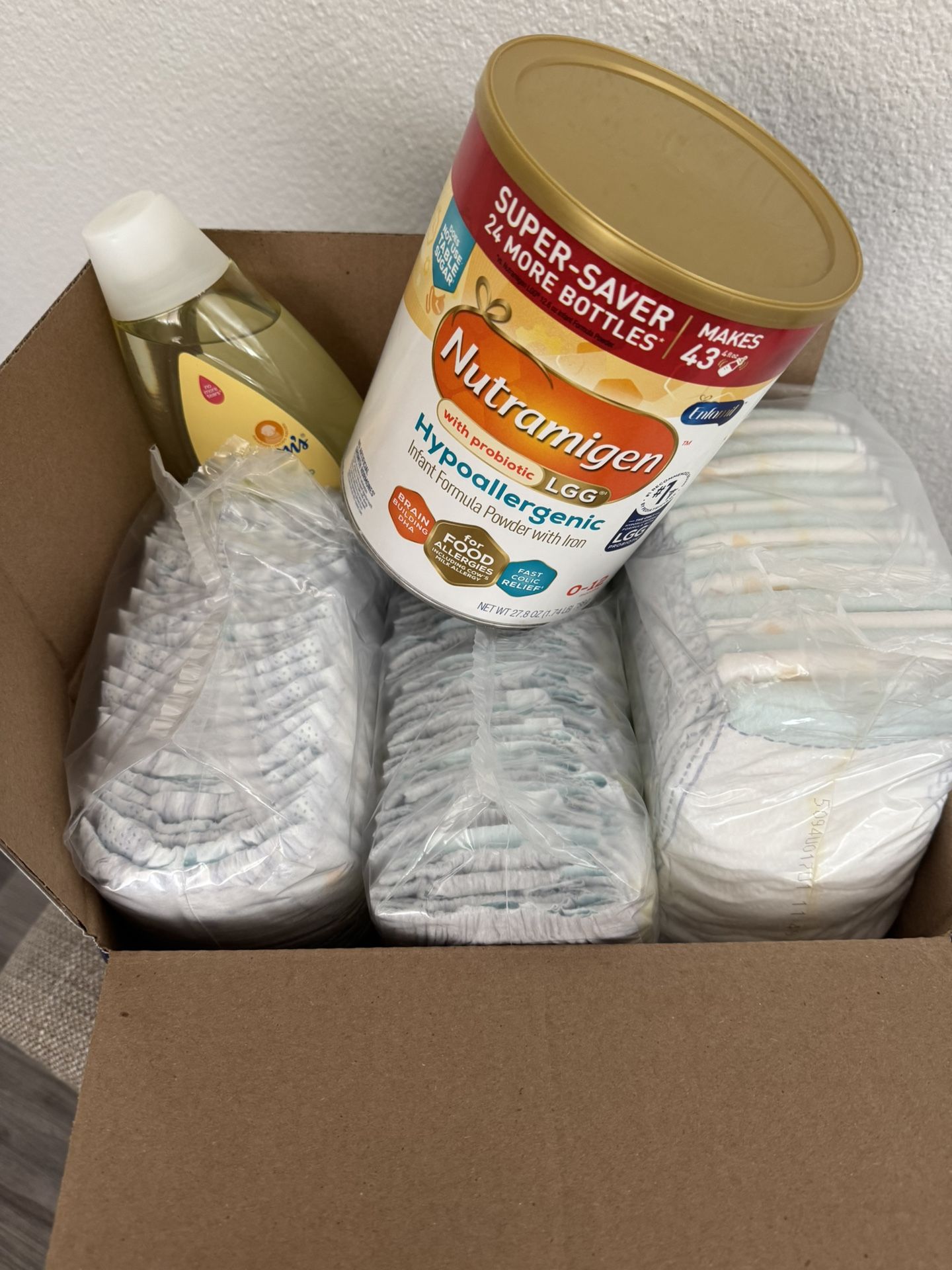 Baby Stuff Diapers, Formula and Baby Wash