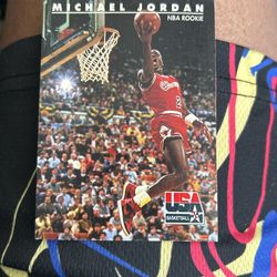 Michael Jordan NBA ROOKIE Card #38 USA BASKETBALL